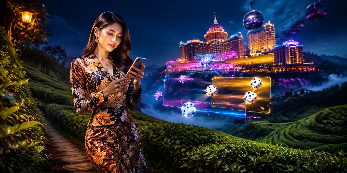 Permainan dadu bertema batik di Genting Highlands Malaysia
